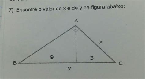 Encontre O Valor De X E De Y Na Figura Abaixo Br