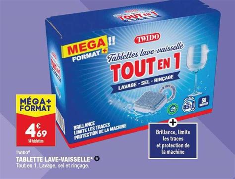 Promo Tablette Lave Vaisselle Twido Chez Aldi Icatalogue Fr