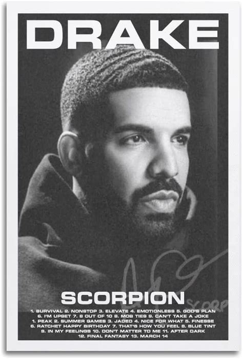 Drake - Scorpion | Music poster, Graphic poster, Music poster design