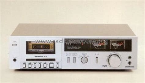 Stereo Cassette Deck Rs M R Player Technics Brand Build Radiomuseum Org