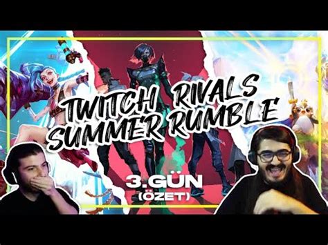 Twitch Rivals 3 Gün Komik Anlar Team NaOH YouTube