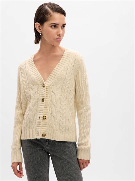 Cable Knit Cardigan Gap