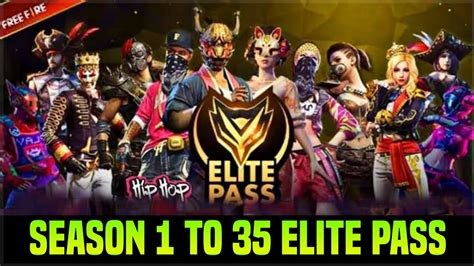 Free Fire Season 1 Season 35 All Elite Pass Full Video All Elite Pass Bundle Garena Free