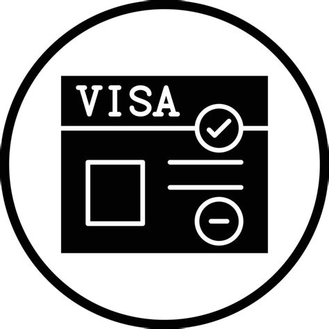 Visa Vector Icon Design 22796890 Vector Art At Vecteezy