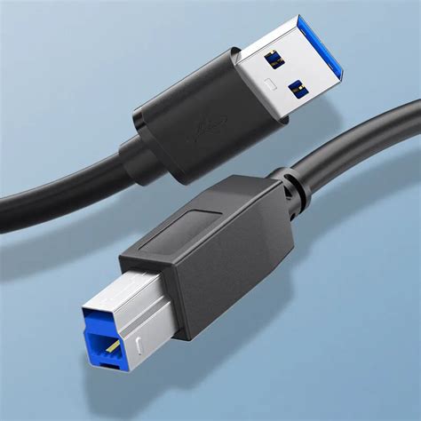 Usb Type A To Usb30 Type B Printer Cable High Speed Square Port Data