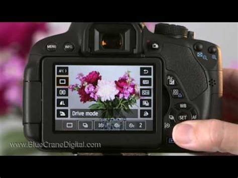 Introduction To The Canon Rebel T I D Basic Controls Youtube