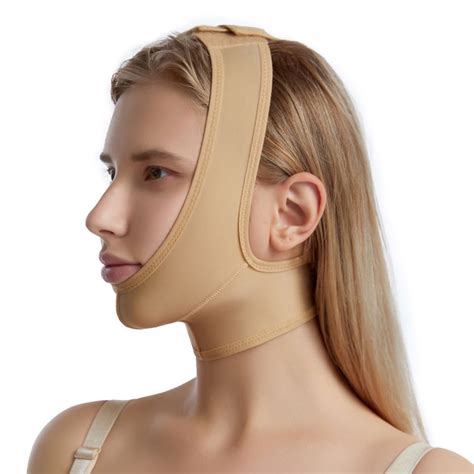 Compression Chin Strap Medical Head Wrap For Face Lift Neck Plastic And Oral Surgery Chin