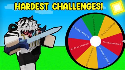 Can I Complete The Hardest Bedwars Challenges Roblox Bedwars Youtube