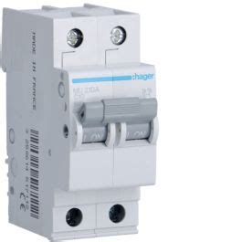 MCB 2P 6kA C-10A 2M • MU210A | Hager