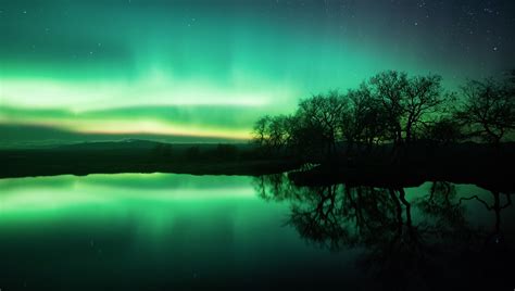 Lofoten Nordland Nordlys Isklar