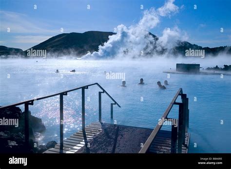 Thermal springs, blue lagoon, Reykjavik, Iceland Stock Photo - Alamy