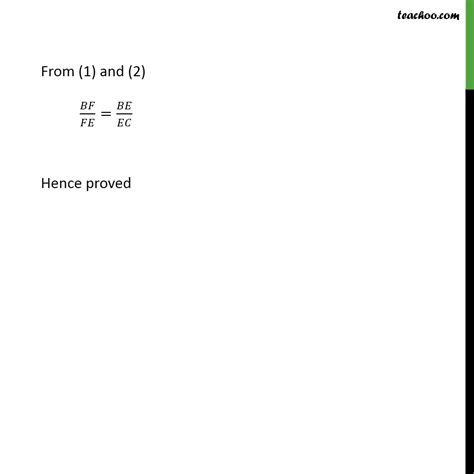 Ex 6 2 4 In Figure DE AC And DF AE Prove That