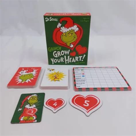 Dr Seuss Grinch Grow Your Heart Card Game Review Geeky Hobbies