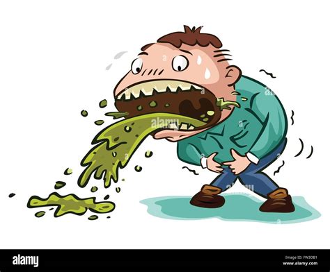 Vomit Businessman Stock Vector Images Alamy