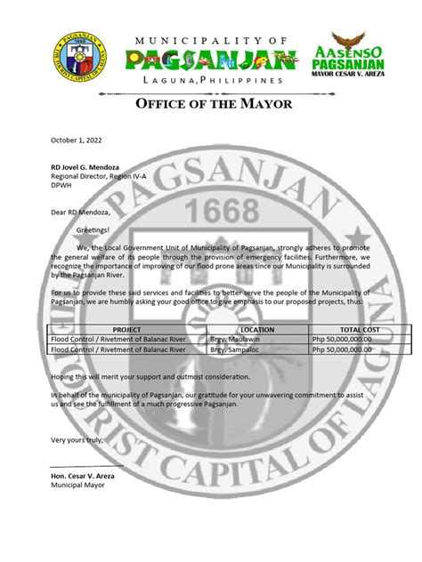 Dpwh Request Pdf