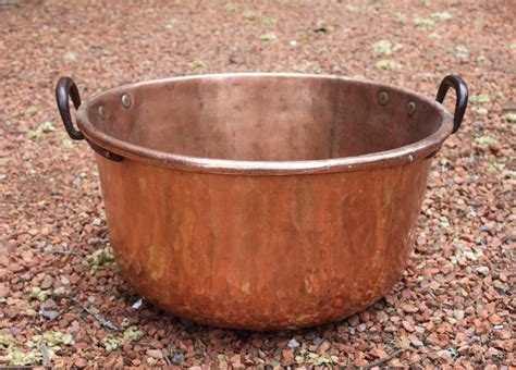 Copper Pot With Iron Handles 64cm Diameter Copper Metalware