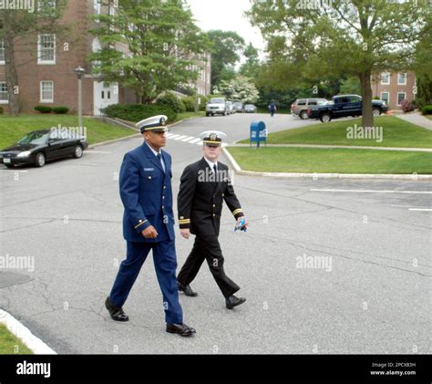 Us Coast Guard Cadet Webster Smith Left Walks With His Legal