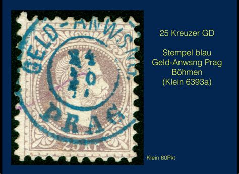 Freimarken Ausgabe 1867 Kopfbildnis Kaiser Franz Joseph I Seite 24