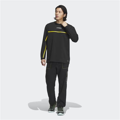 Adidas National Geographic Long Sleeve Tech Tee Black Adidas Uae