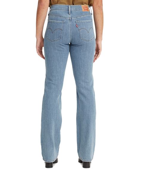 Levis 315 Shaping Mid Rise Lightweight Bootcut Jeans Macys