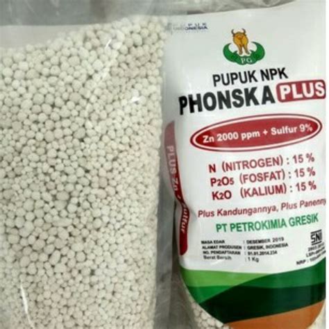 Jual PUPUK NPK PHONSKA PLUS 15 15 15 KEMASAN REPACK 1KG Indonesia