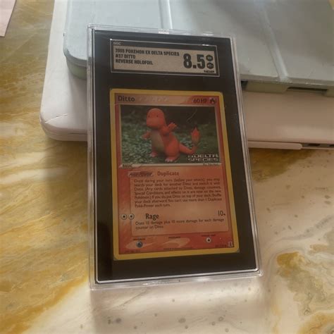 Pokémon Ditto Charmander EX Delta Species 37 113 Reverse Holo SGC 8 5