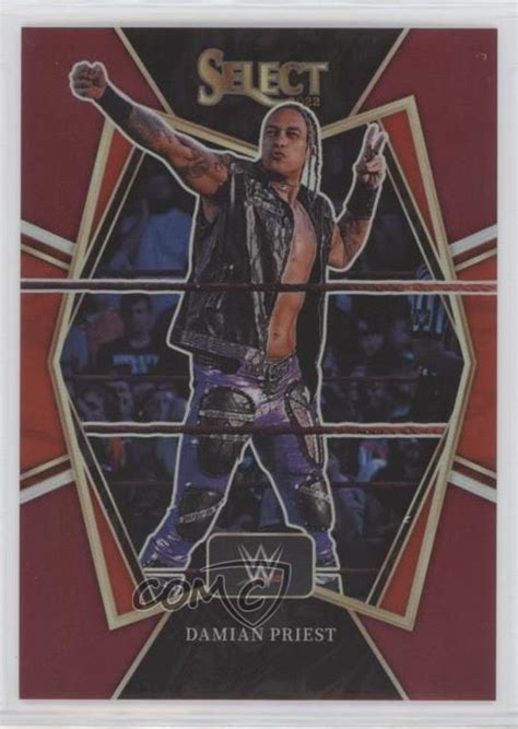 2022 Panini Select WWE Premier Level Maroon Prizm 149 Damian Priest