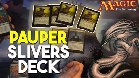 Unleashing The Power Of Green And White Pauper Slivers Deck MTG