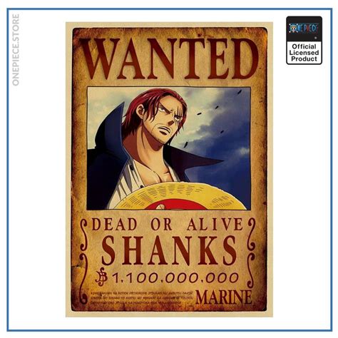 One Piece Anime Wanted Poster Kaido Bounty Official Merch One Piece