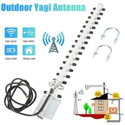 2 4G Yagi WiFi Antenna 25dBi Outdoor Directional Signal For Wireless