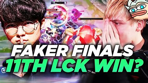 LS CAN FAKER WIN HIS 11TH LCK FINAL TITLE GEN Vs T1 FINALS Ft