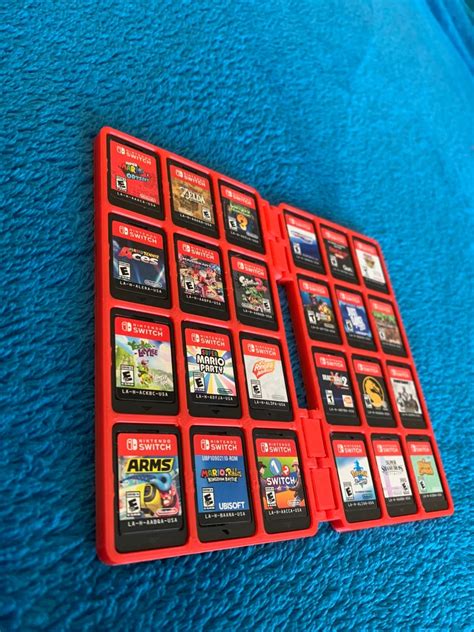 Caja De Cartucho Plegable Nintendo Switch Gran Relleno De Etsy