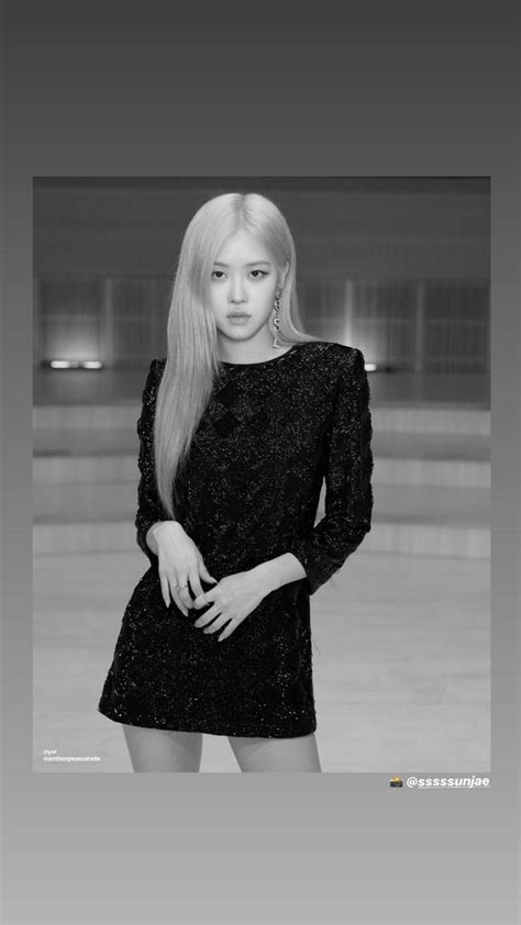 Blackpinkofficial Photo Fashion Dress Blackpink Rose