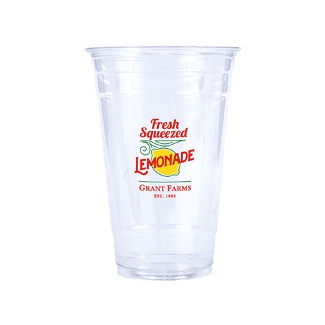 Plastic Clear Cups | Custom Printed Plastic Cups | Your Brand Cafe