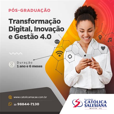 Católica Salesiana lança pós graduação em Transformação Digital