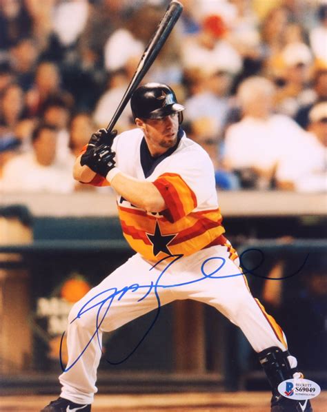 Jeff Bagwell Signed Astros 8x10 Photo Beckett Pristine Auction