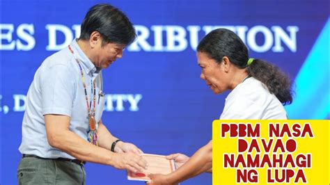 PBBM Pinangunahan Ang Pamamahagi Ng E Titles Sa Mahigit 2 600 Na