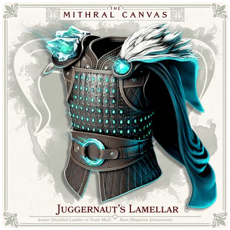 Oc Art Juggernaut S Lamellar Armor The Mithral Canvas 5e Artofit