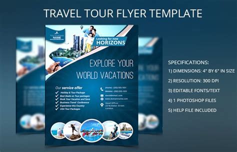 Travel Flyer Template 31 Free And Premium Download