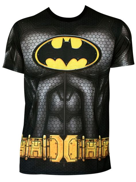 Batman Batman Sublimated Costume With Cape T Shirt