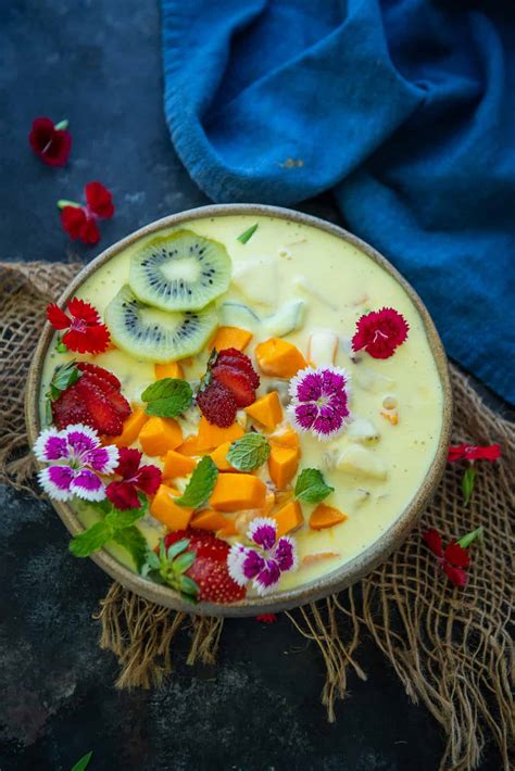 Mixed Fruit Custard Recipe Step By Step Whiskaffair