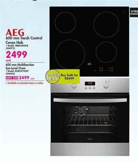 Aeg 600mm Touch Control Ceran Hob Offer At Makro