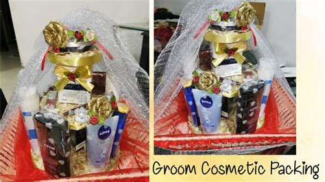 DIY Cosmetic Packing Idea Trousseau Packing Wedding Cosmetic