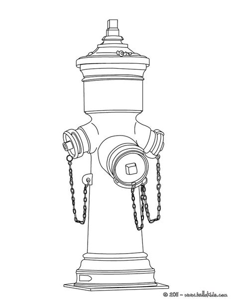 Fire Hydrant Coloring Coloring Pages