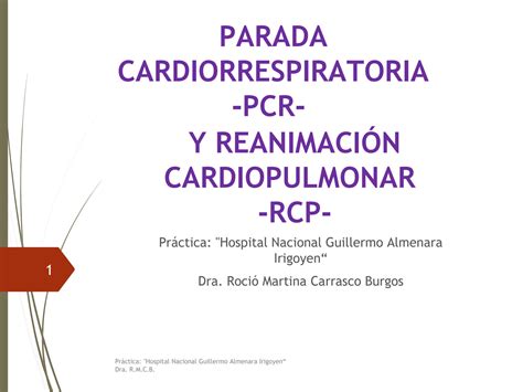 Solution Paro Cardiorespiratorio Reanimaci N Cardiopulmonar Studypool