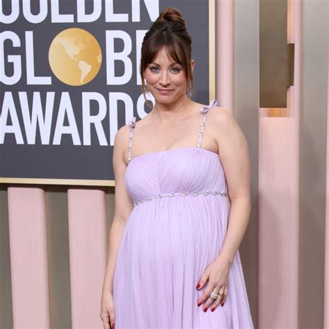 Kaley Cuoco Reveals A Darker Hair Colour At The Golden Globes