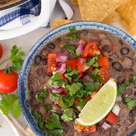 Creamy Black Beans With Coconut Milk