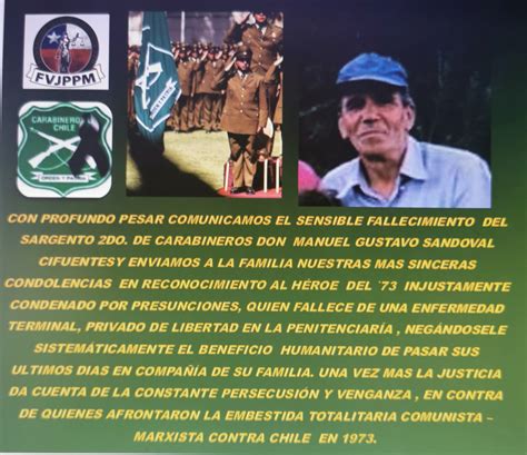 Homenaje Postumo Al Sargento Do De Carabineros Don Manuel Gustavo