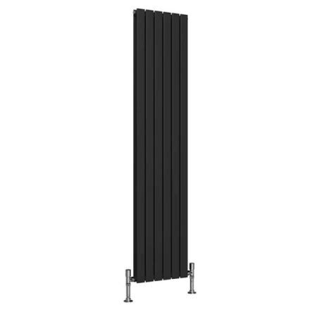 Reina Flat Double X Mm Anthracite Vertical Designer Radiator