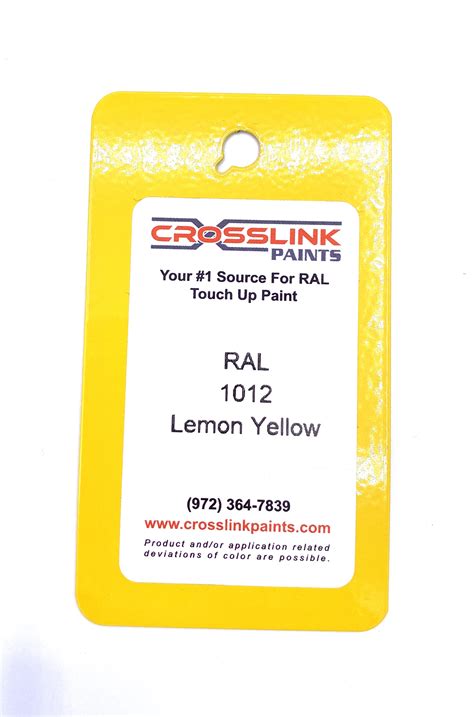 RAL 1012 Lemon Yellow Powder Coating Powder LVP Paints